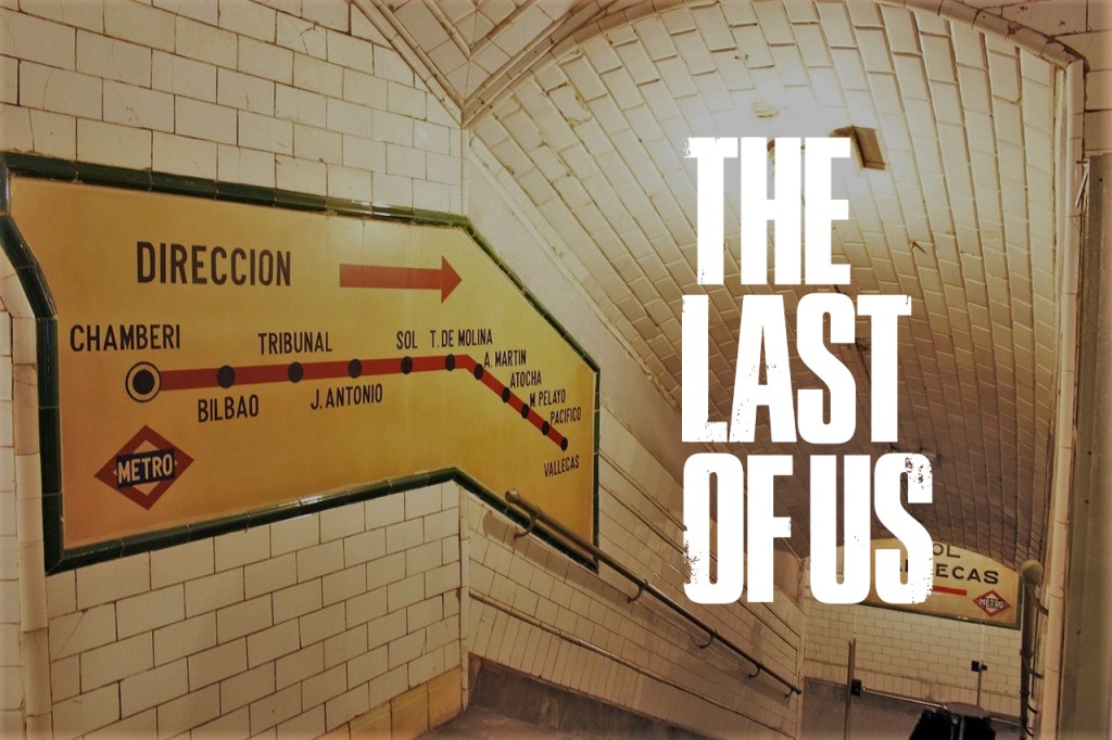 The last of us en la estación&nbsp;Chamberí